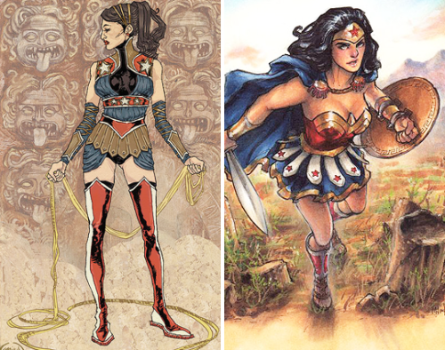 themyskira:Women drawing Wonder Woman: Annie Wu, Tula Lotay,...