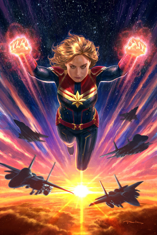 theavengers:“The Art of Captain Marvel” cover by Andy Park