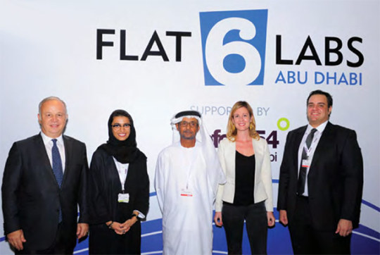 The launch of Flat6Labs Abu Dhabi at the Abu Dhabi Media Summit in November 2014