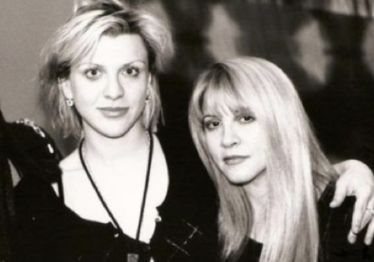 Courtney Love + Stevie Nicks Courtney Love: Tell me more about your love life Stevie Nicks: Well, when Lindsey (Buckingham) and...