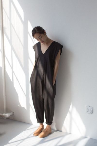 electric feathers jumpsuit