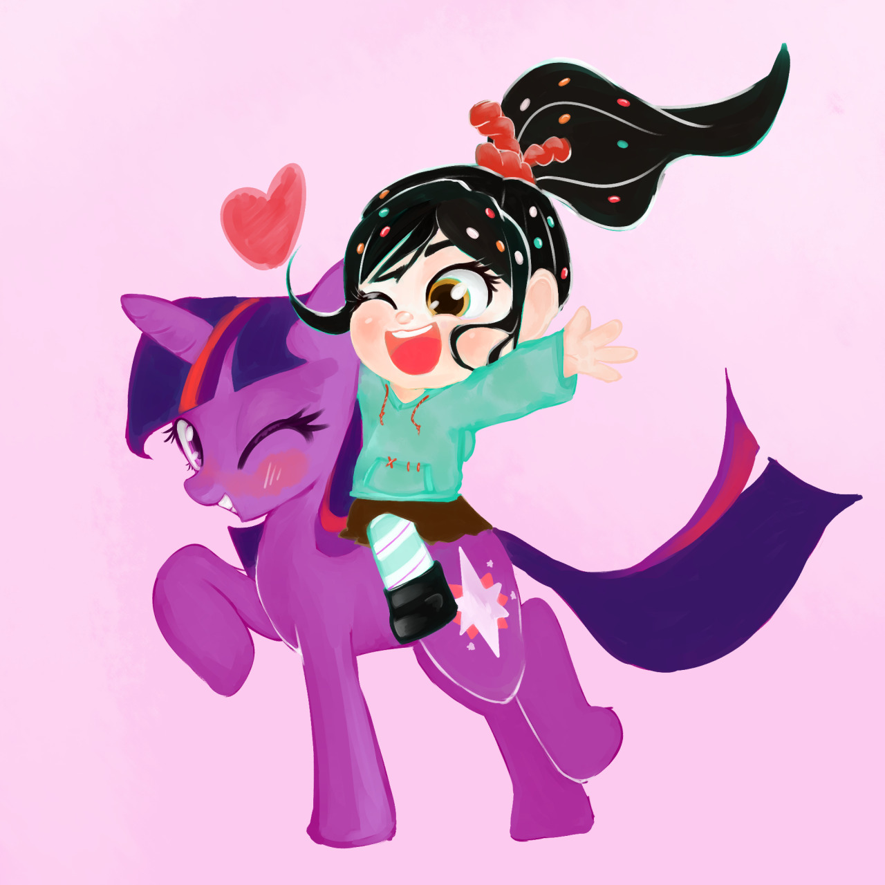 Drawings Cute Porn - saved â€” ponylicking: I can't draw vanellope pornâ€¦ too...