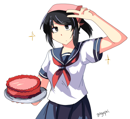 Pri's Art Page, Drew an Ayano today (she’s transparent!)