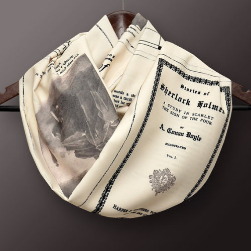 spookyfoxfashion:Book Scarves by UniversalZonex / x / x / xx /...