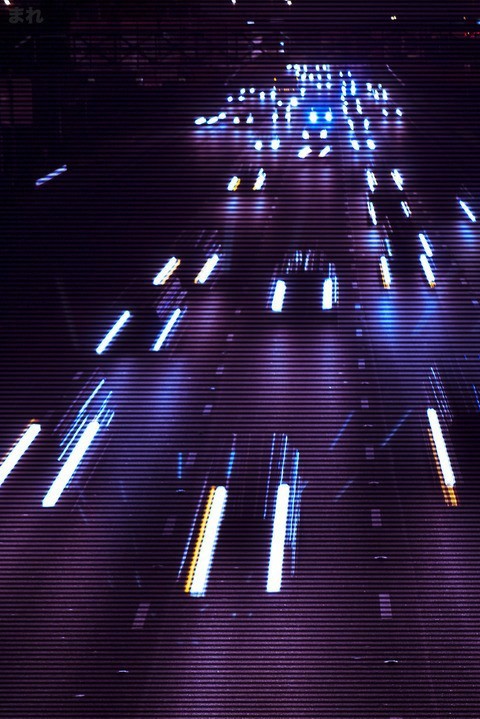 cars night pale soft pale