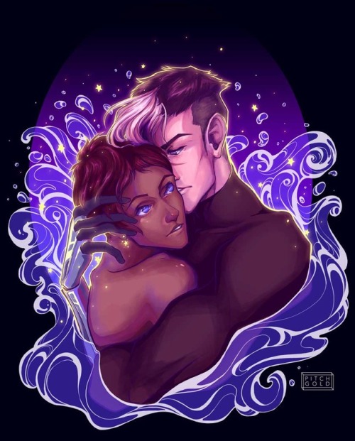 pitchgold:Shance Fluff Week Master PostDay 1: Black/BlueDay 2:...