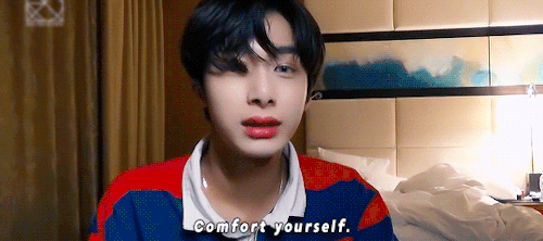 kihyunluv:monsta x’s words to monbebe:  “comfort yourself.”↳...