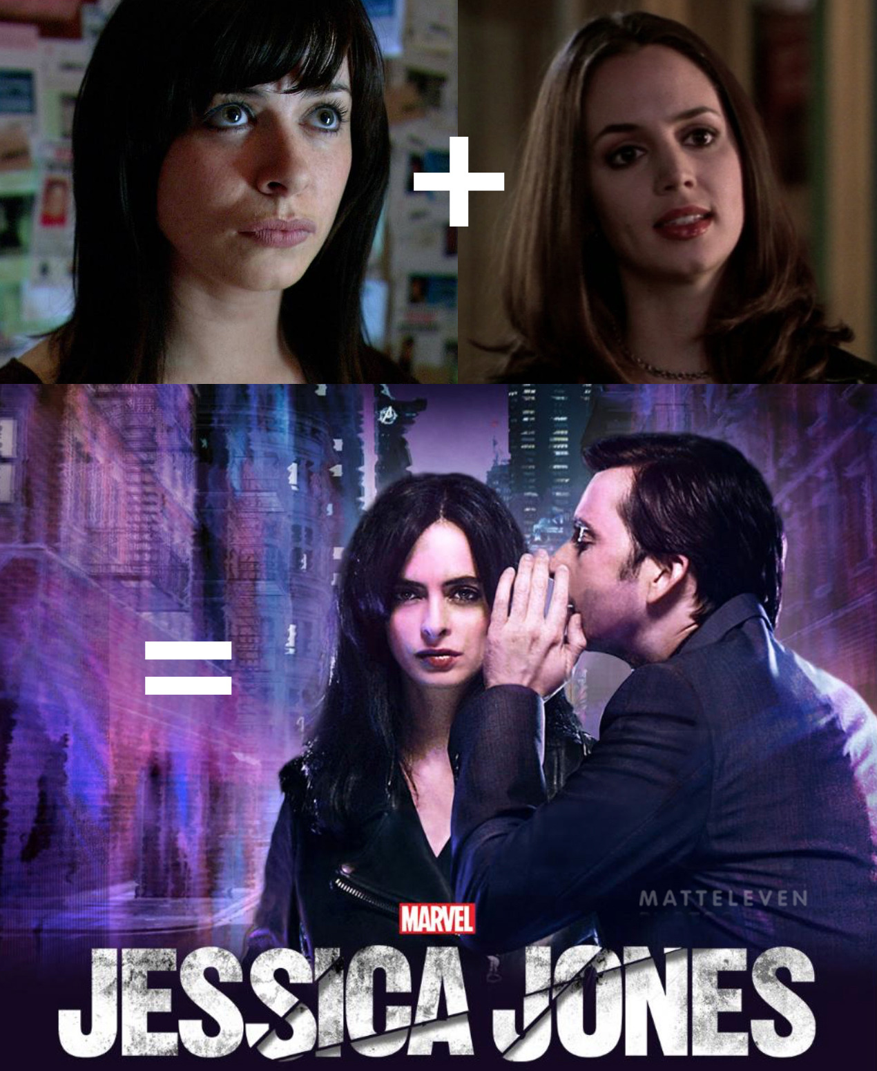 Just started watching Jessica Jones and all I can... - MattEleven