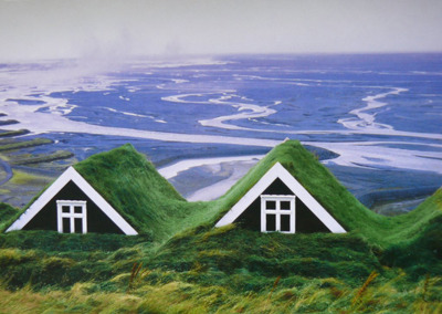 <br />Turf houses in Iceland<br />