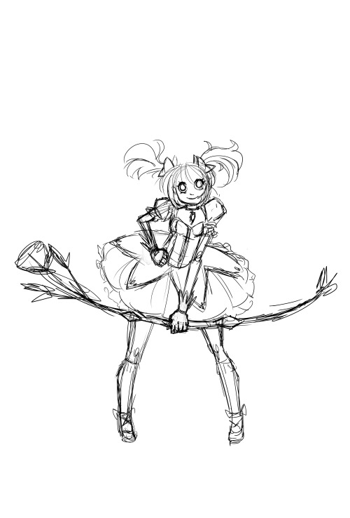 A little Madoka. Kinda in the mood to watch it again.