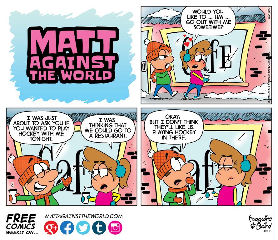 Asking for a Date Comic