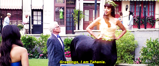 The Good Place 3x07 The Worst Possible Use of Free Will Tahani and Tahania mirror centaur