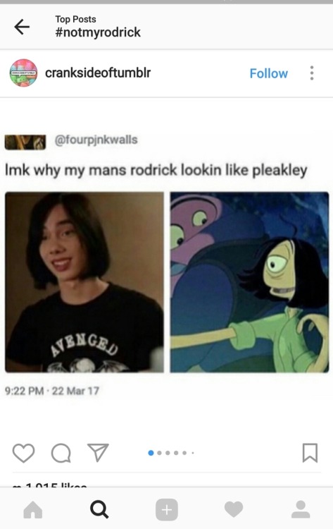 basicallyrelatable:This #notmyrodrick tag is one of the best...