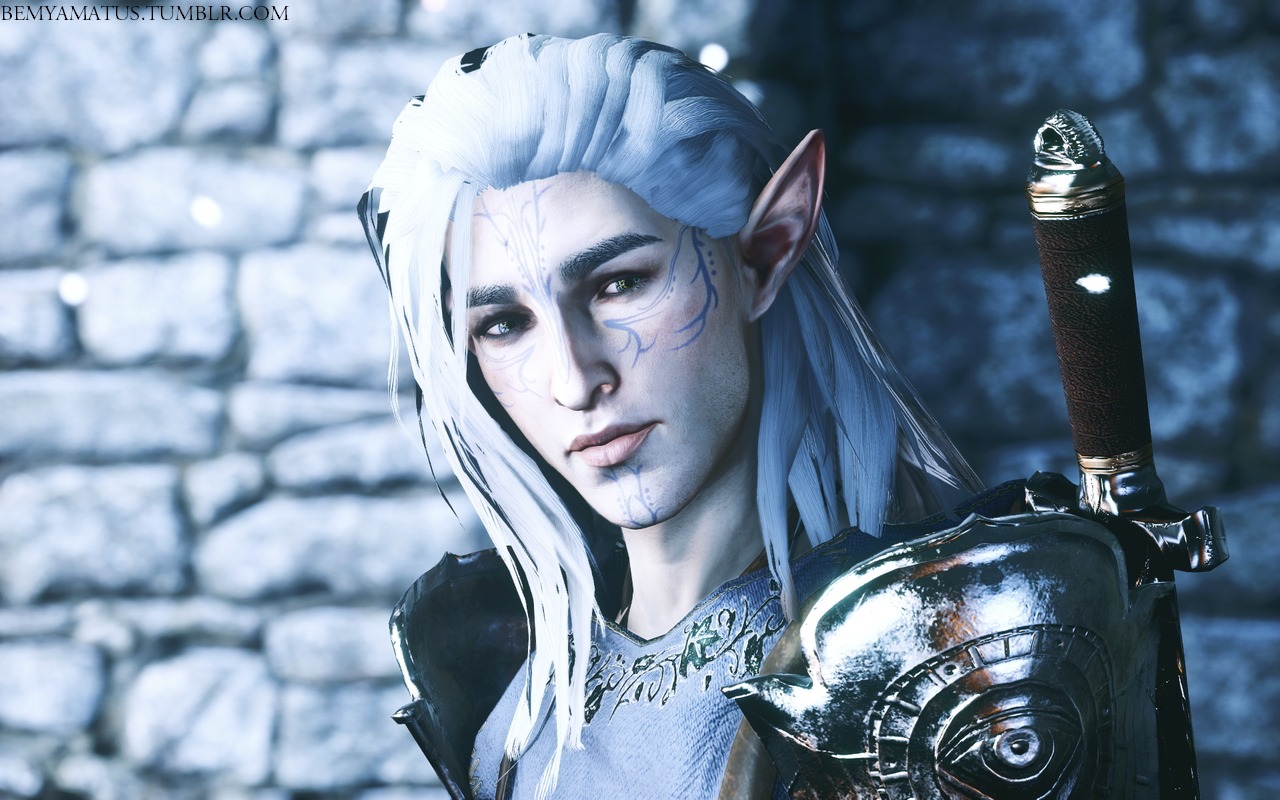 Bemyamatus Messy Layered Hair For Elf And Human Dai Modder Central