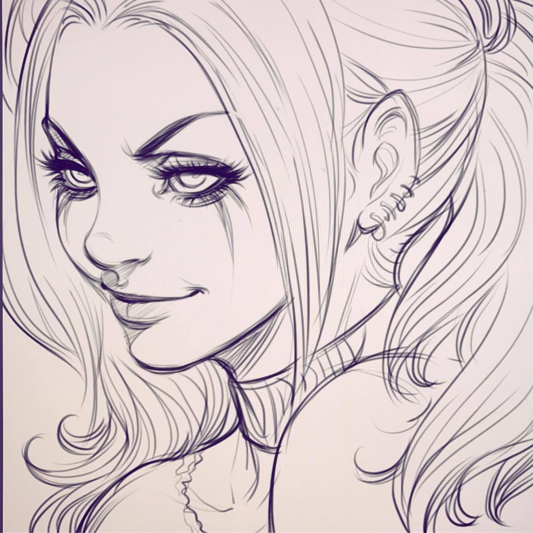 artgerm harley quinn