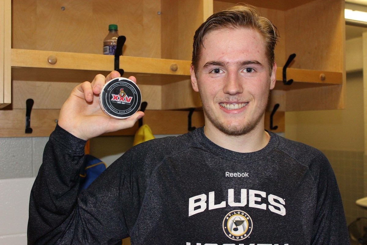 Kapral — 07.02.2017 Ivan Barbashev First NHL Goal Puck