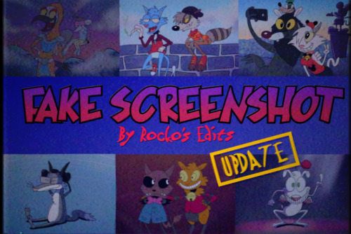 rockosedits:UPDATE OF MY COMMISION “FAKE SCREENSHOT”.There is...