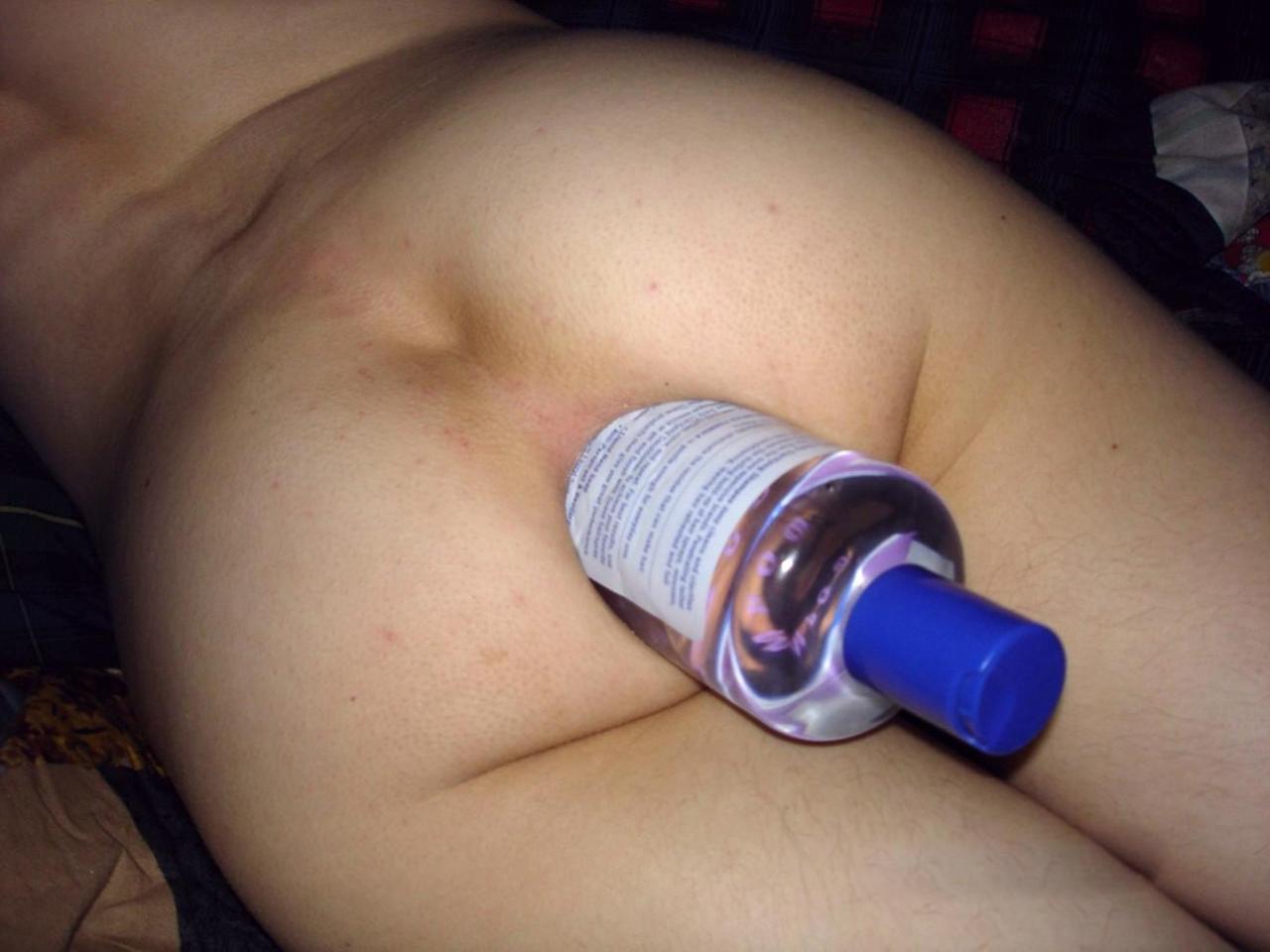 Anal bottle insertion