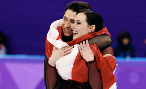 selgomez:Gold medal winners Tessa Virtue and Scott Moir of...