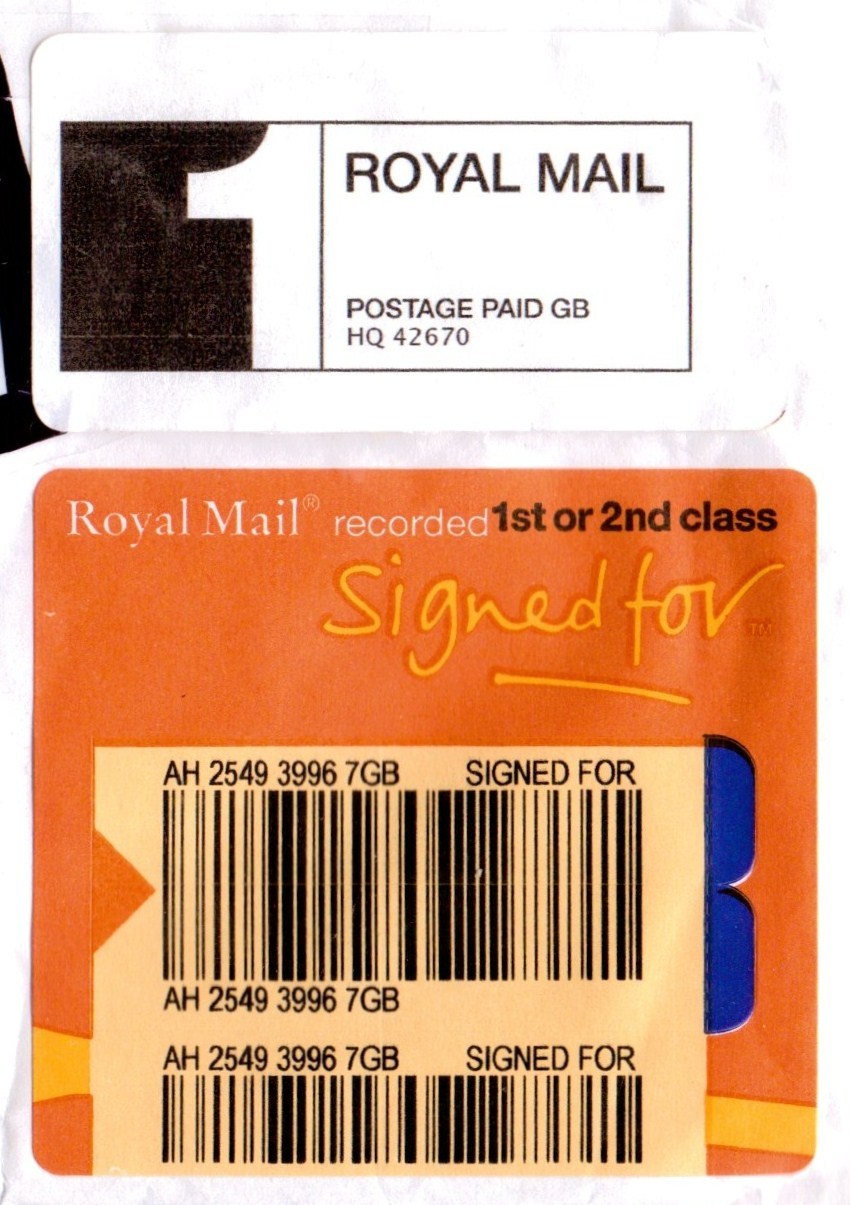 Signed For Cost Royal Mail