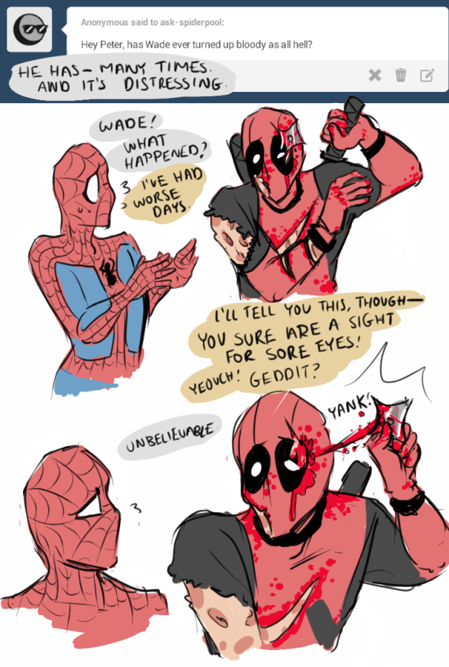 deadpool and spiderman gay porn tumblr