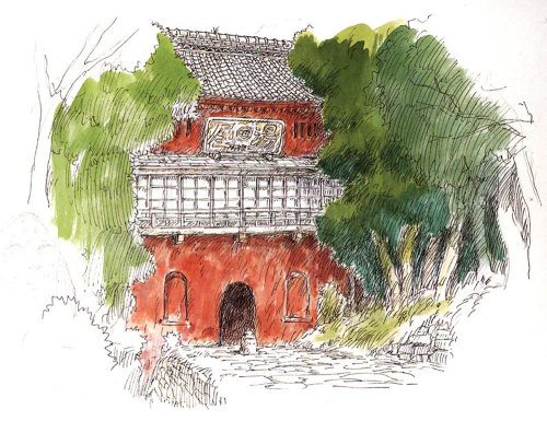 wannabeanimator:Spirited Away (2001) | visual development (x)