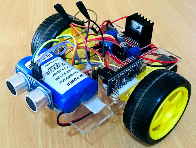 Circuit Digest — Arduino Obstacle Avoiding Robot In this DIY...