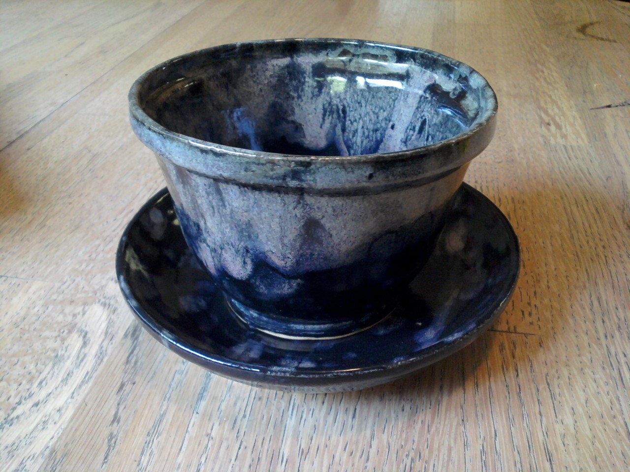 saucer and flowerpot