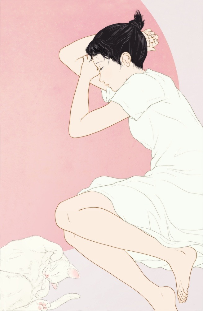 Inprnt On Tumblr Sleeping Girl By Sai Tamiya On Inprnt