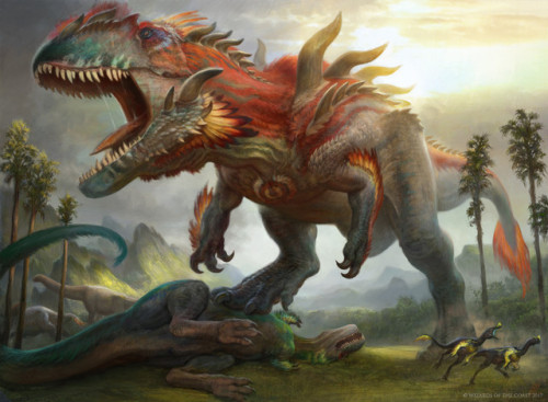 commandtower:Ixalan Dinosaur ArtworkSome fantastic saurian...