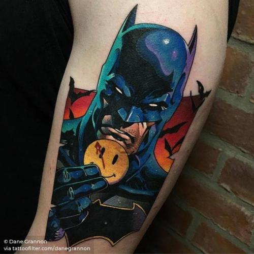 BATMAN  The Animated Series Tattoo I    The Bat Comes Out Tonight   Jed Thomas  