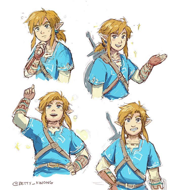 Link selfie poses doodle I did a couple weeks... - ★BETTBETTART