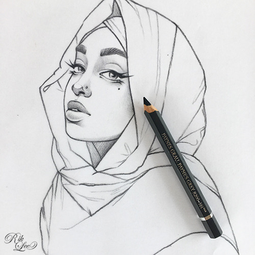 Hijab Illustration Tumblr