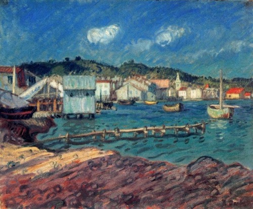 impressionism-art-blog:The Port of Martigues, Raoul...