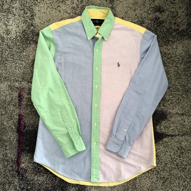 SoleFlare Miami, Polo Ralph Lauren Custom Fit Shirt L/S Multi Color...