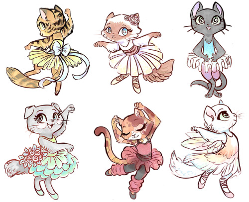 sharkie-19:Ballerina cats. 