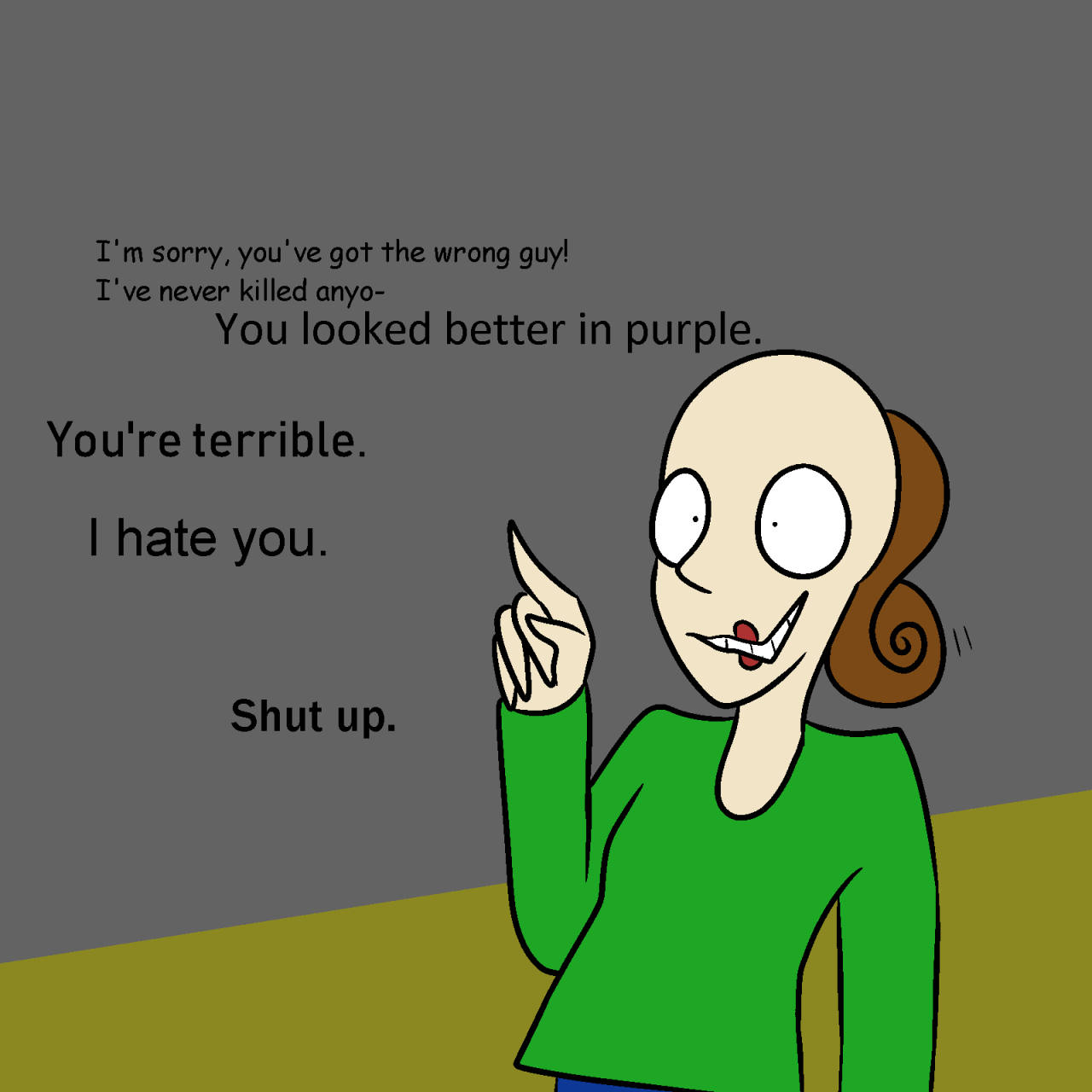 Baldi's Basics ask blogs are overrated (How do you make baldi angry to