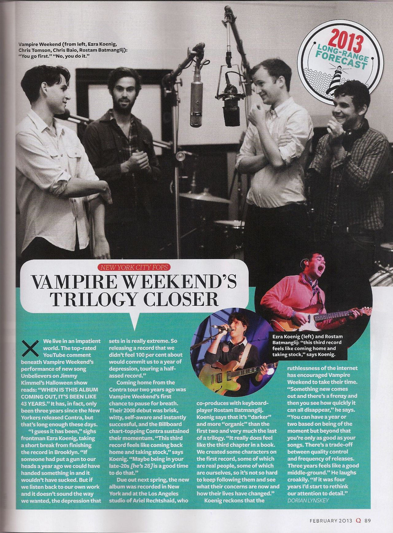 VAMPIRE WEEKEND : Contra Costa | Contra Mundum: Photo