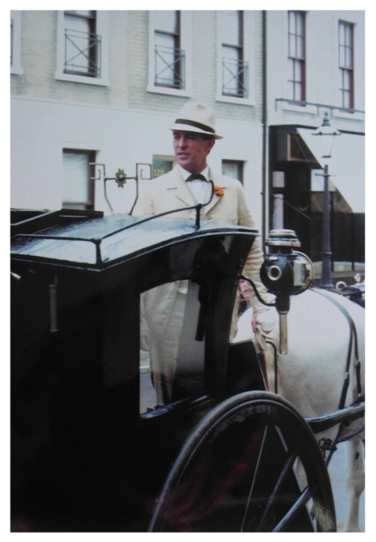 Jeremy Brett in The Cream-Coloured Suit in "The Naval Treaty" episode of Granada Holmes