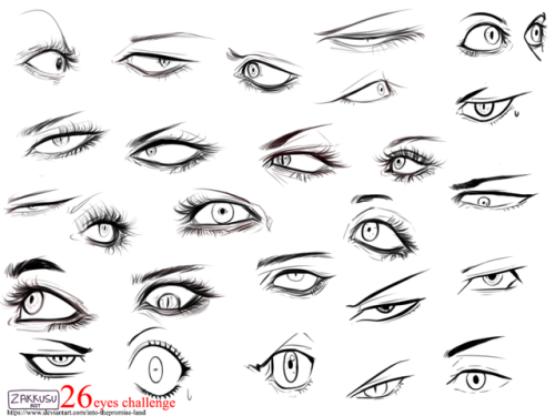 how to draw eyes on Tumblr