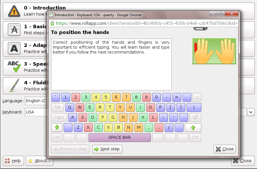 typing fingers chromebook