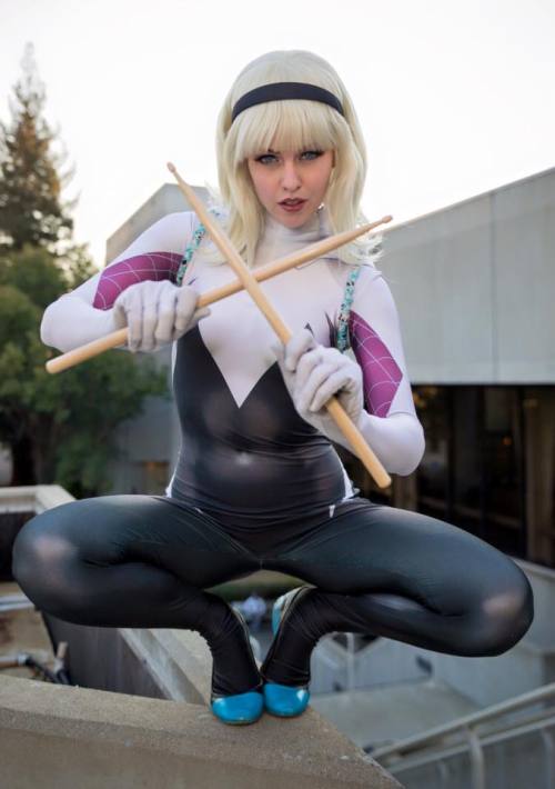 Maid of Might Cosplay (USA) as Spider-Gwen.Photo I by:John...