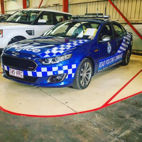 This is the road police control, it’s a new Ford Falcon,...