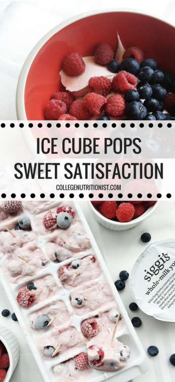 Portion-controlled berry pops to satisfy that summer sweet...