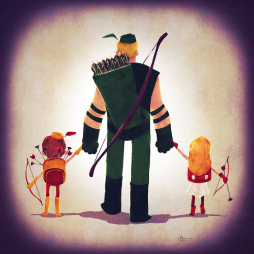 league-of-extraordinarycomics:Superhero Family Created by...