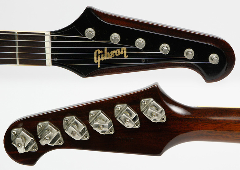 WTF headstock — The headstock from a Gibson Firebird. Gibson hired...