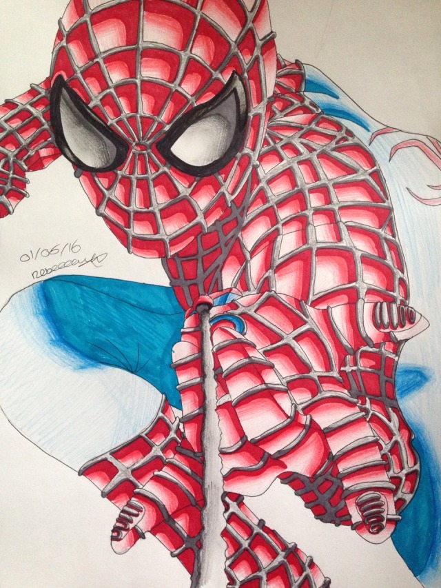 ~Lazy Doodles and Fanfic~ — My new Spider-Man drawing is finished