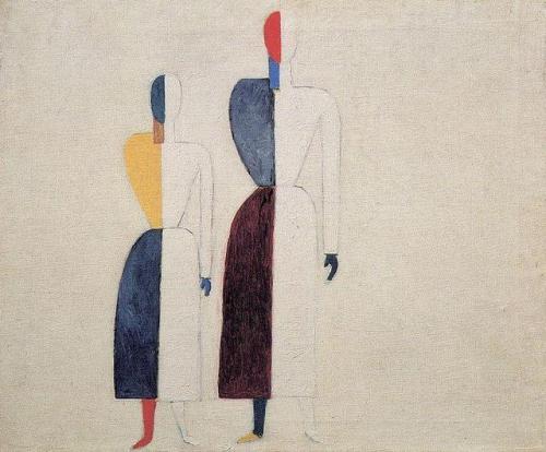 artist-malevich:Two Figures, Kazimir MalevichMedium:...