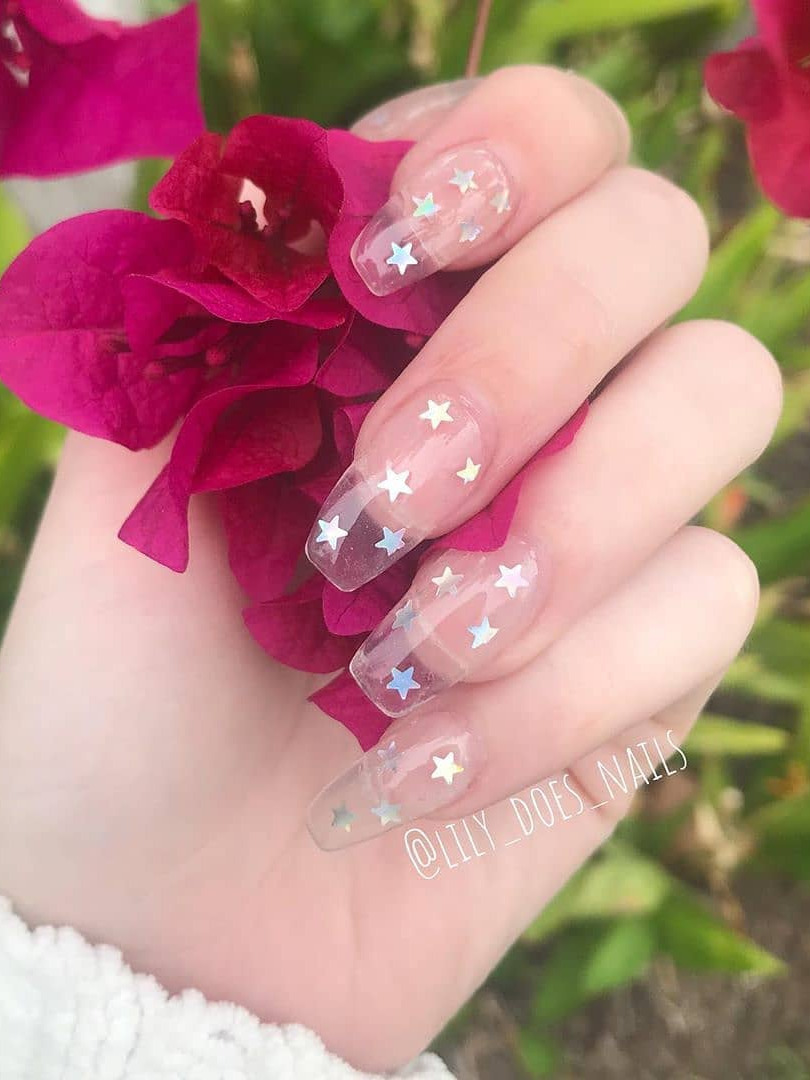 vip nails, love nails, halloween nails, neon nails, bellagio nails Clear Star Nailsnailartistsworldwide  By lily_does_nails . . . . , nailpolish , nailartwow , cutenails , nailartwow , nailpromote , nailfeature , coffinnails , naillife , nailaddict , nailsofinstagram , nailsoftheday , naildesigns , nailsmagazine , nailsonfleek , nailsnailsnails , nailsalon , nails4today , fashion , nailstudio , glitternails , gelnails , lovenails , nailartist , notd , manicure , prettynails , nails2inspire , beauty , style , diy 