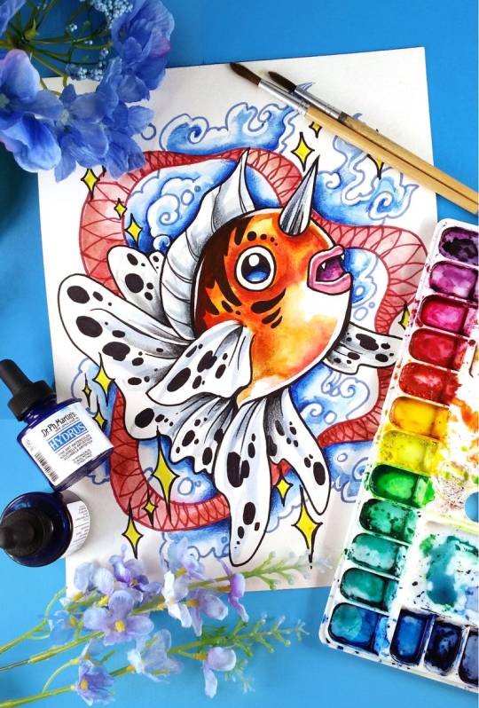 Watercolor Pokemon Paintings made by PeregrineJazmin